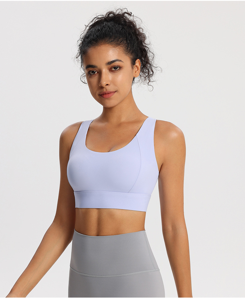 Women Sexy Tank Top Vest Sports Bra Female Yoga Fitness Cross Back Sports Bra
